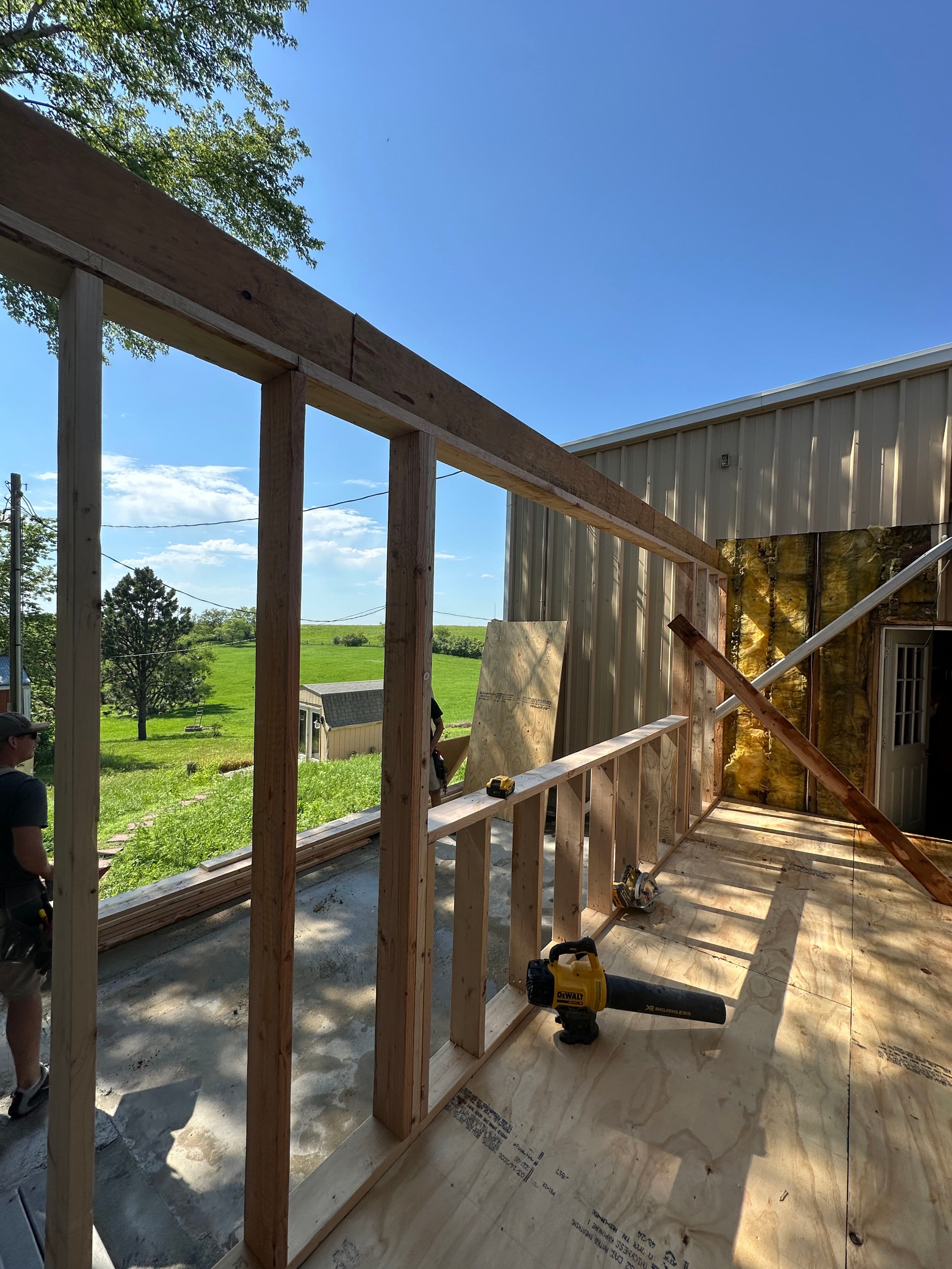 Project Kitchen Addition Framing - Where the Real Work Begins image