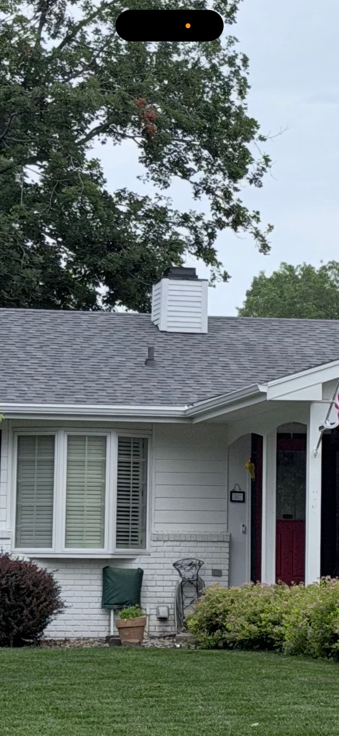 Gallery photos for New Roof, Gutters, and Chimney Siding on This Ranch Home: Image #3