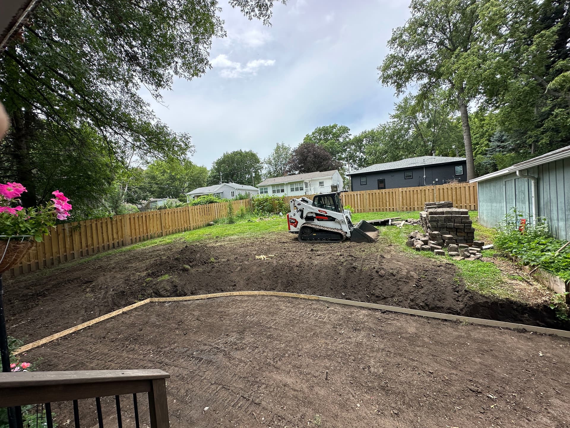 Gallery photos for Backyard Renovation In Progress - New Patio Taking Shape: Image #2